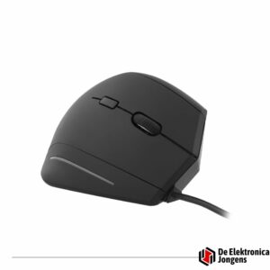 MUERGOV – ERGO LINE ergonomische muis verticaal, zwart