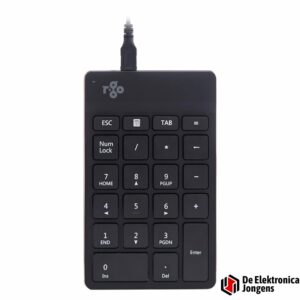 R-Go Numpad Break bedraad, zwart