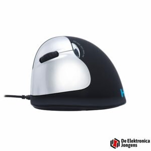 Ergonomische muis, Anti-RSI software, Groot (Handlengte boven 185mm), Linkshandig, Bedraad